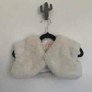 NEW Cat & Jack Fur Shawl Coverup